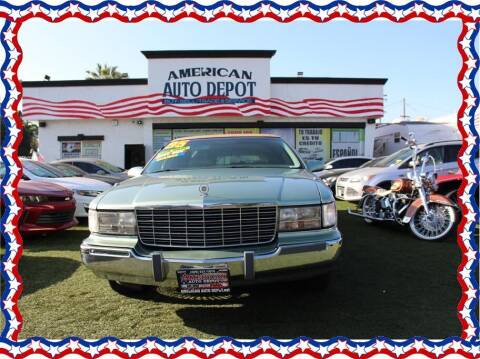 1995 Cadillac Fleetwood for sale at American Auto Depot in Modesto CA