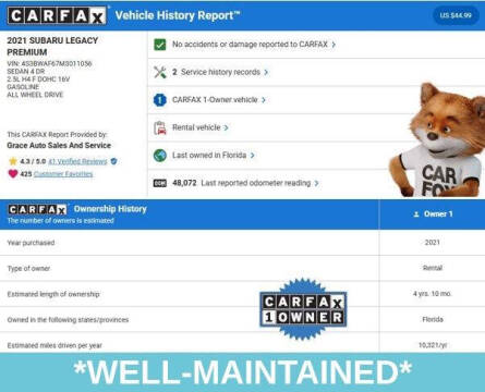 2021 Subaru Legacy Premium