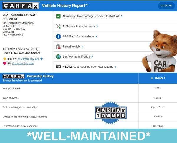 2021 Subaru Legacy Premium