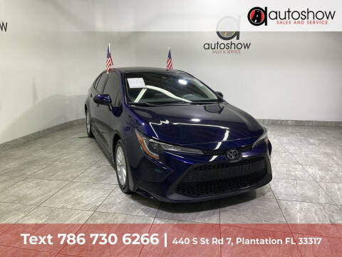 2020 Toyota Corolla for sale at AUTOSHOW SALES & SERVICE in Plantation FL