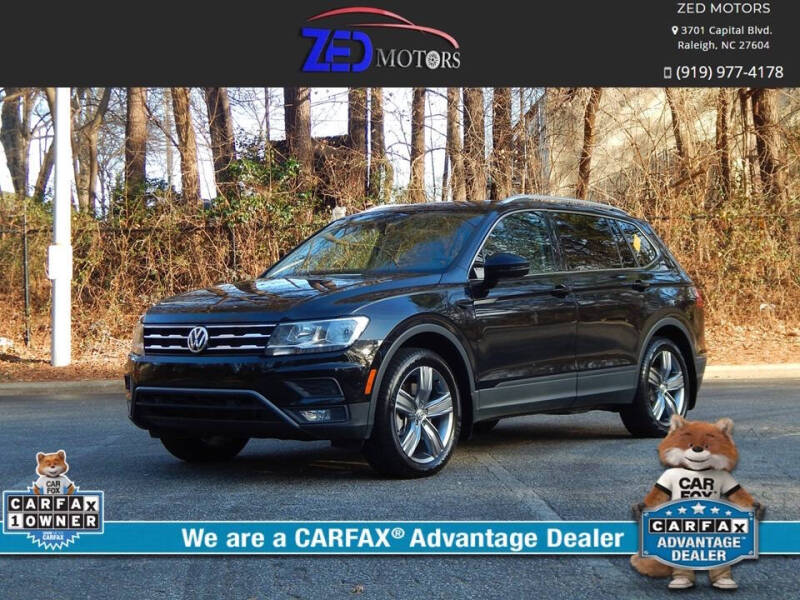 2021 Volkswagen Tiguan for sale at Zed Motors in Raleigh NC