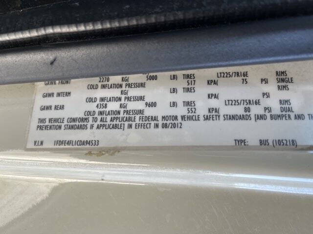 2012 Ford E-Series E-450 SD