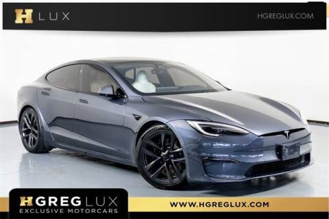 2022 Tesla Model S for sale at HGREG LUX EXCLUSIVE MOTORCARS in Pompano Beach FL