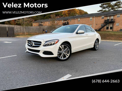2015 Mercedes-Benz C-Class for sale at VELEZ MOTOR COMPANY LLC in Orlando FL
