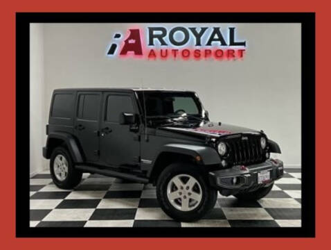 2017 Jeep Wrangler Unlimited for sale at Royal AutoSport in Elk Grove CA