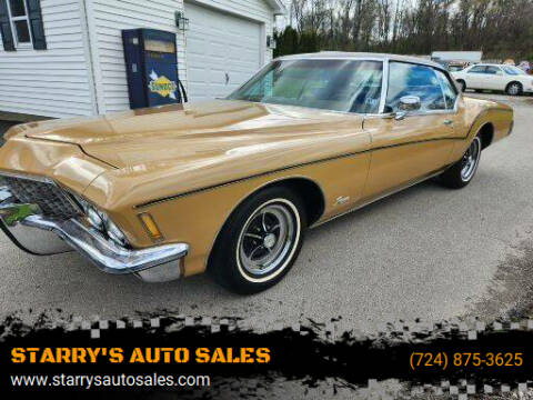 1972 Buick Riviera for sale at STARRY'S AUTO SALES in New Alexandria PA