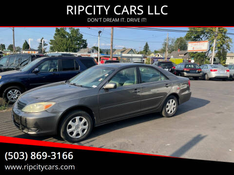 2004 Toyota Camry for sale at RIPCITY CARS LLC in Portland OR