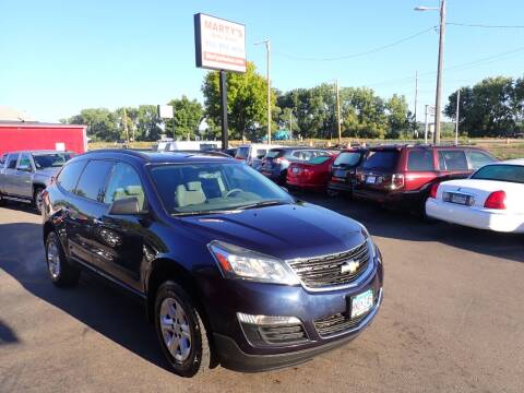 2015 Chevrolet Traverse for sale at Marty's Auto Sales in Savage MN