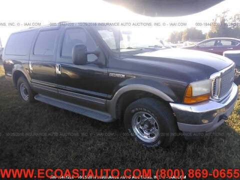 2000 Ford Excursion for sale at East Coast Auto Source Inc. in Bedford VA