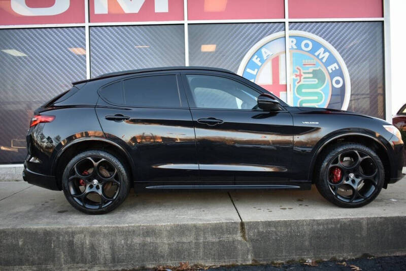 Used 2022 Alfa Romeo Stelvio Ti Veloce with VIN ZASPAKBN3N7D28017 for sale in Strongsville, OH