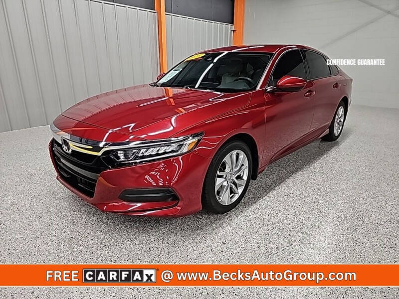 2018 Honda Accord for sale at Becks Auto Group in Mason OH