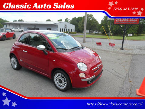 2013 FIAT 500 for sale at Classic Auto Sales in Maiden NC