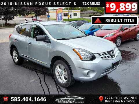 2015 Nissan Rogue Select for sale at Daskal Auto LLC in Rochester NY
