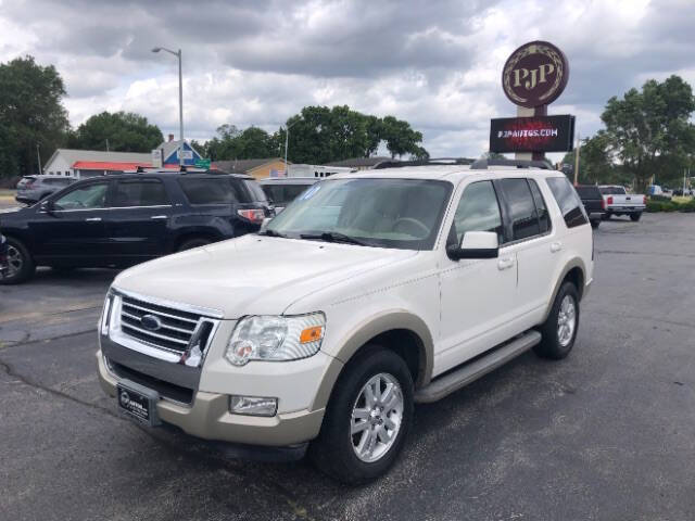 White 2010 Ford Explorer Eddie Bauer 4x4 Eddie Bauer 4dr SUV 1