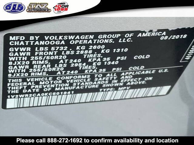 2019 Volkswagen Atlas