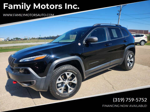 2018 Jeep Cherokee for sale at Family Motors Inc. in West Burlington IA