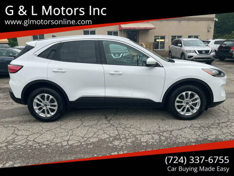 2020 Ford Escape for sale at G & L Motors Inc in New Kensington PA