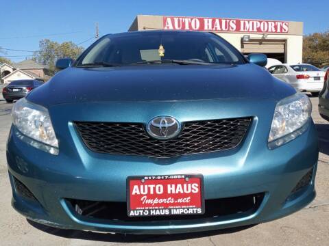 2009 Toyota Corolla for sale at Auto Haus Imports in Grand Prairie TX