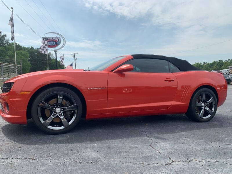 2011 Chevrolet Camaro for sale at Specialty Ridez in Pendleton SC