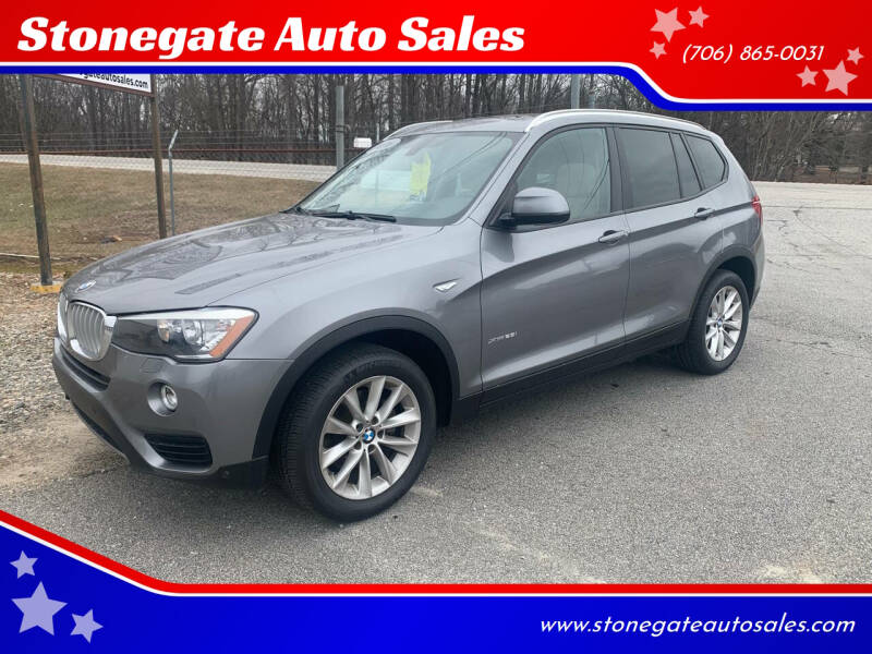 2016 BMW X3 for sale at Stonegate Auto Sales in Cleveland GA