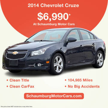 2014 Chevrolet Cruze for sale at Schaumburg Motor Cars in Schaumburg IL