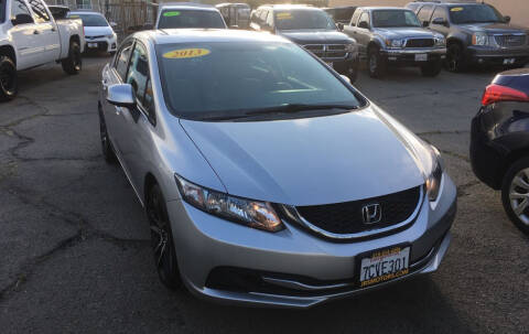 2013 Honda Civic for sale at JR'S AUTO SALES in Pacoima CA