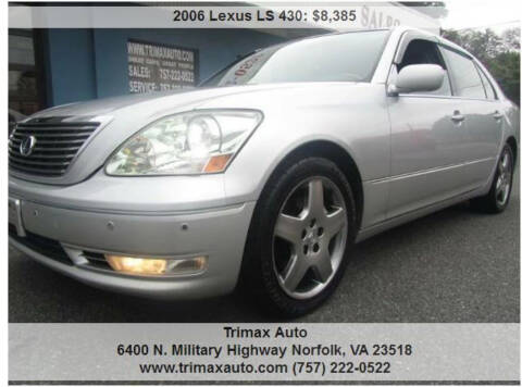 2006 Lexus LS 430 for sale at Trimax Auto Group in Norfolk VA