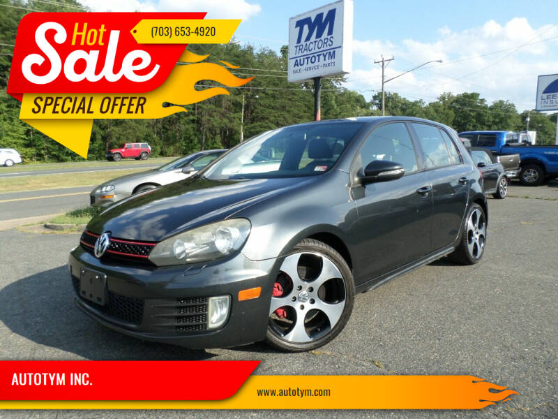 2010 Volkswagen GTI for sale at AUTOTYM INC. in Fredericksburg VA