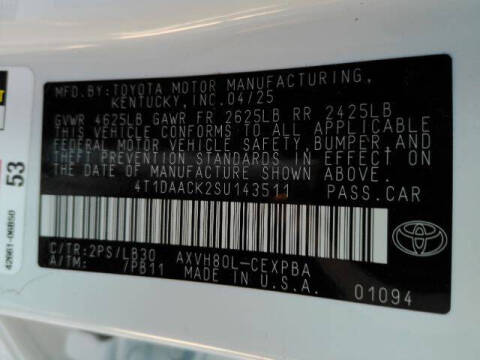 2025 Toyota Camry XSE