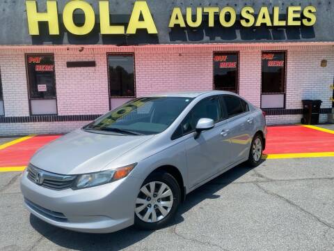 2012 Honda Civic for sale at HOLA AUTO SALES CHAMBLEE- BUY HERE PAY HERE - in Atlanta GA