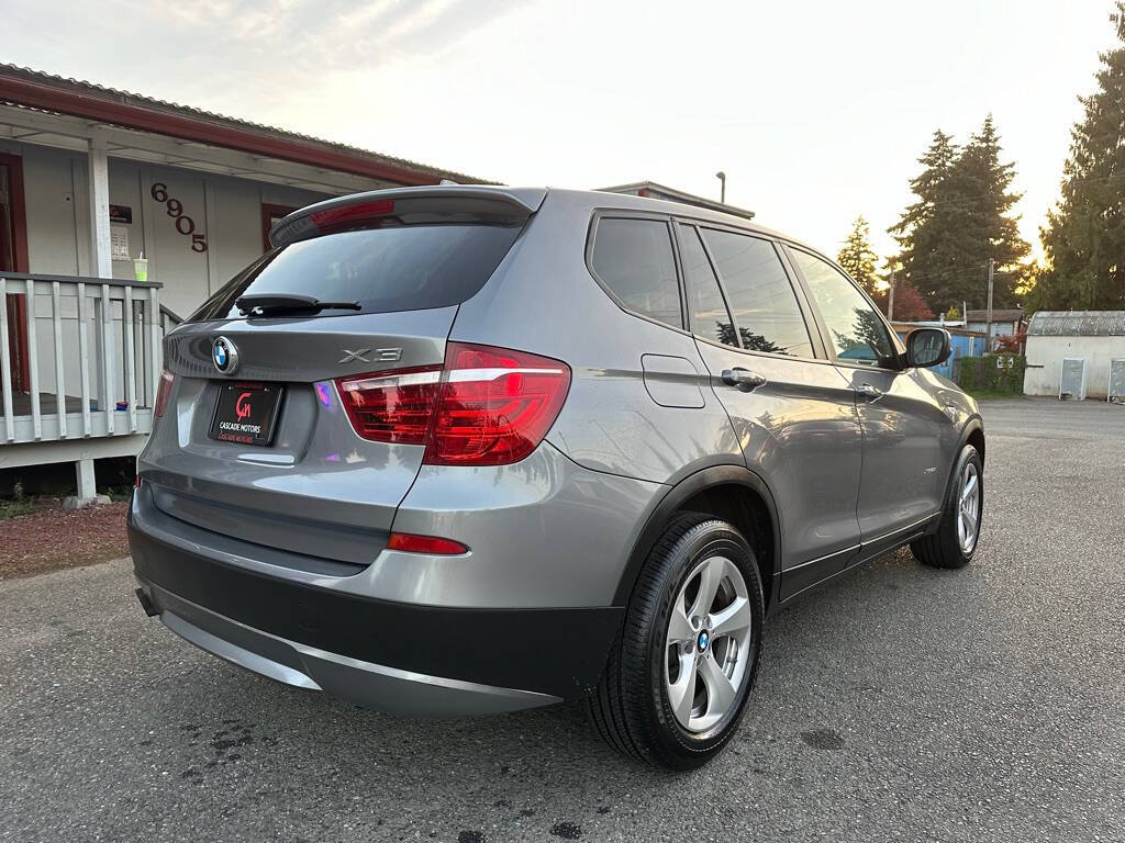 2011 BMW X3 for sale at Cascade Motors in Olympia, WA