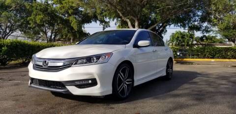 2016 Honda Accord for sale at HIGH PERFORMANCE MOTORS in Hollywood FL