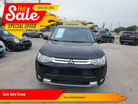 2015 Mitsubishi Outlander for sale at Solo Auto Group in Mckinney TX
