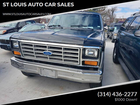 1985 Ford F-150 for sale at ST LOUIS AUTO CAR SALES in Saint Louis MO