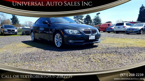 2013 BMW 3 Series for sale at Universal Auto Sales Inc in Salem OR