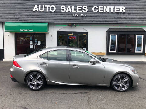 2018 Lexus IS 300 for sale at Auto Sales Center Inc in Holyoke MA