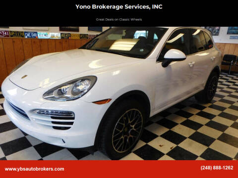 2012 Porsche Cayenne for sale at Yono Brokerage Services, INC in Farmington MI