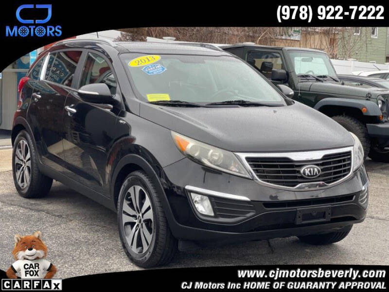 2013 Kia Sportage for sale at CJ Motors Inc. in Beverly MA