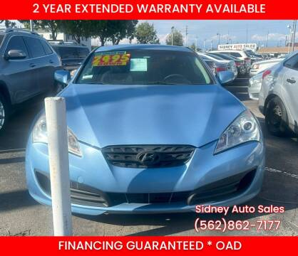 2011 Hyundai Genesis Coupe for sale at Sidney Auto Sales in Downey CA