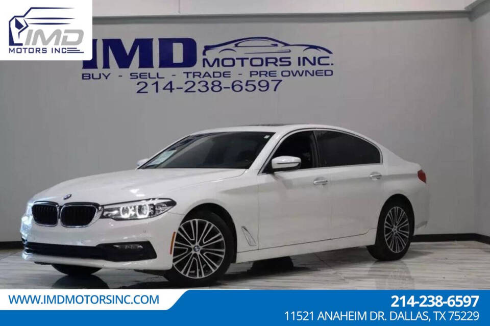 2017 BMW 5 Series for sale at IMD MOTORS, INC in Dallas, TX