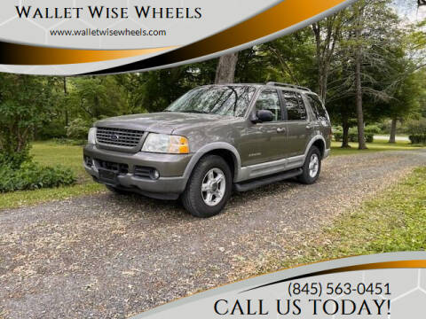 2002 Ford Explorer for sale at Wallet Wise Wheels in Montgomery NY