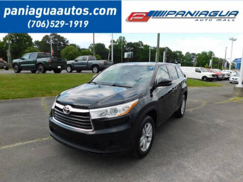 2014 Toyota Highlander for sale at Paniagua Auto Mall in Dalton GA