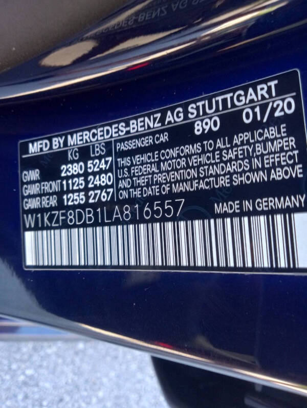 2020 Mercedes-Benz E-Class E 350