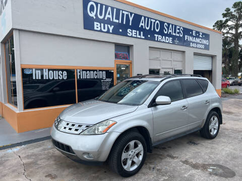 2005 Nissan Murano for sale at QUALITY AUTO SALES OF FLORIDA in New Port Richey FL