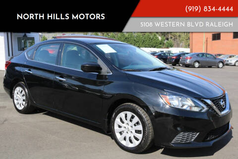 2017 Nissan Sentra for sale at NORTH HILLS MOTORS in Raleigh NC