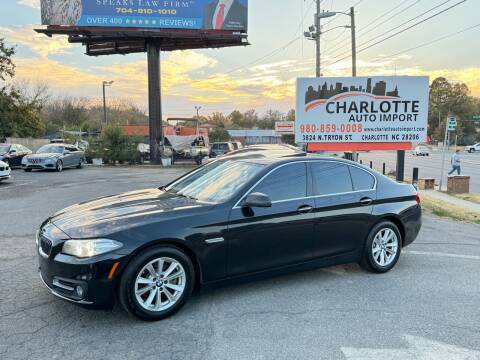2015 BMW 5 Series for sale at Charlotte Auto Import in Charlotte NC
