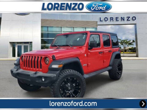 2018 Jeep Wrangler Unlimited for sale at Lorenzo Ford in Homestead FL
