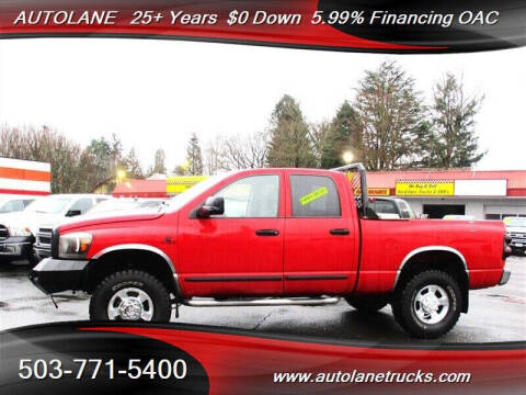 2007 Dodge Ram 2500 for sale at AUTOLANE in Portland OR