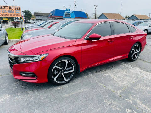 2020 Honda Accord for sale at Sunset Motors in Manteca CA