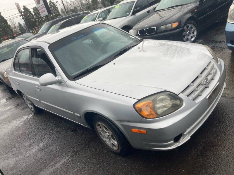 2004 Hyundai Accent for sale at Blue Line Auto Group in Portland OR